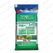 Twin Green 13-12-9 | 6 in 1 Organic Compound Fertilizer | BAJA SAYUR / Buah / Bunga | Twin Arrow Brand
