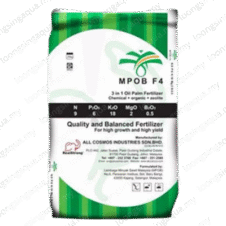 Real Strong MPOB F4 Bio-Chemical Fertilizer Baja Kelapa Sawit (NPKMB 9:6:18:2:0.5) 25KG